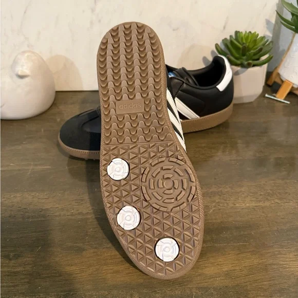 adidas Samba Golf Shoe Black Gum - Picture 12 of 12